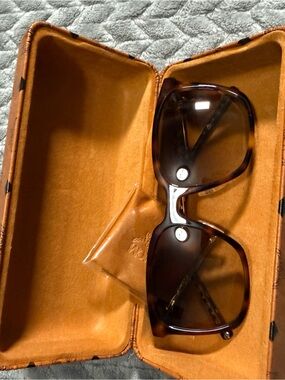 MCM Women’s Tortoiseshell Sunglasses with Case - Unbranded